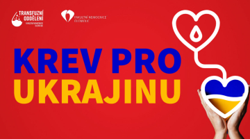 Informace o darování krve pro Ukrajinu