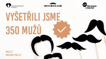 Bezplatné vyšetření PSA v rámci kampaně Movember využilo na 350 mužů