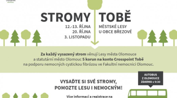 Akce Stromy tobě pomůže olomouckým lesům i nemocným cystickou fibrózou