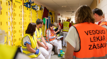 Fakultní nemocnice Olomouc otestovala traumatologický plán díky cvičení Amok 2019
