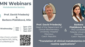 EMN Webinar: Translation of clinical metabolomics into routine applications