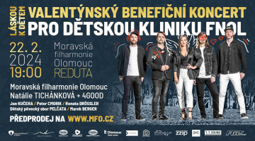 Olomouc se rozezní Láskou k dětem. Benefiční koncert podpoří Dětskou kliniku FN Olomouc