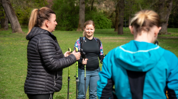 Zahájili jsme naše kurzy nordic walking pro těhotné