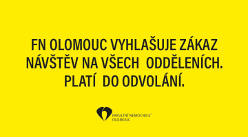 Od 5. března platí ve FN plošný zákaz návštěv. Při podezření na nákazu koronavirem volejte přednostně linku 112