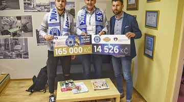 Fotbalová Sigma vybrala pro Fakultní nemocnici Olomouc téměř 180 tisíc