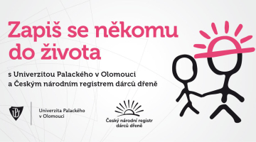 Zapište se někomu do života! Univerzita Palackého pomáhá s hledáním dárců kostní dřeně