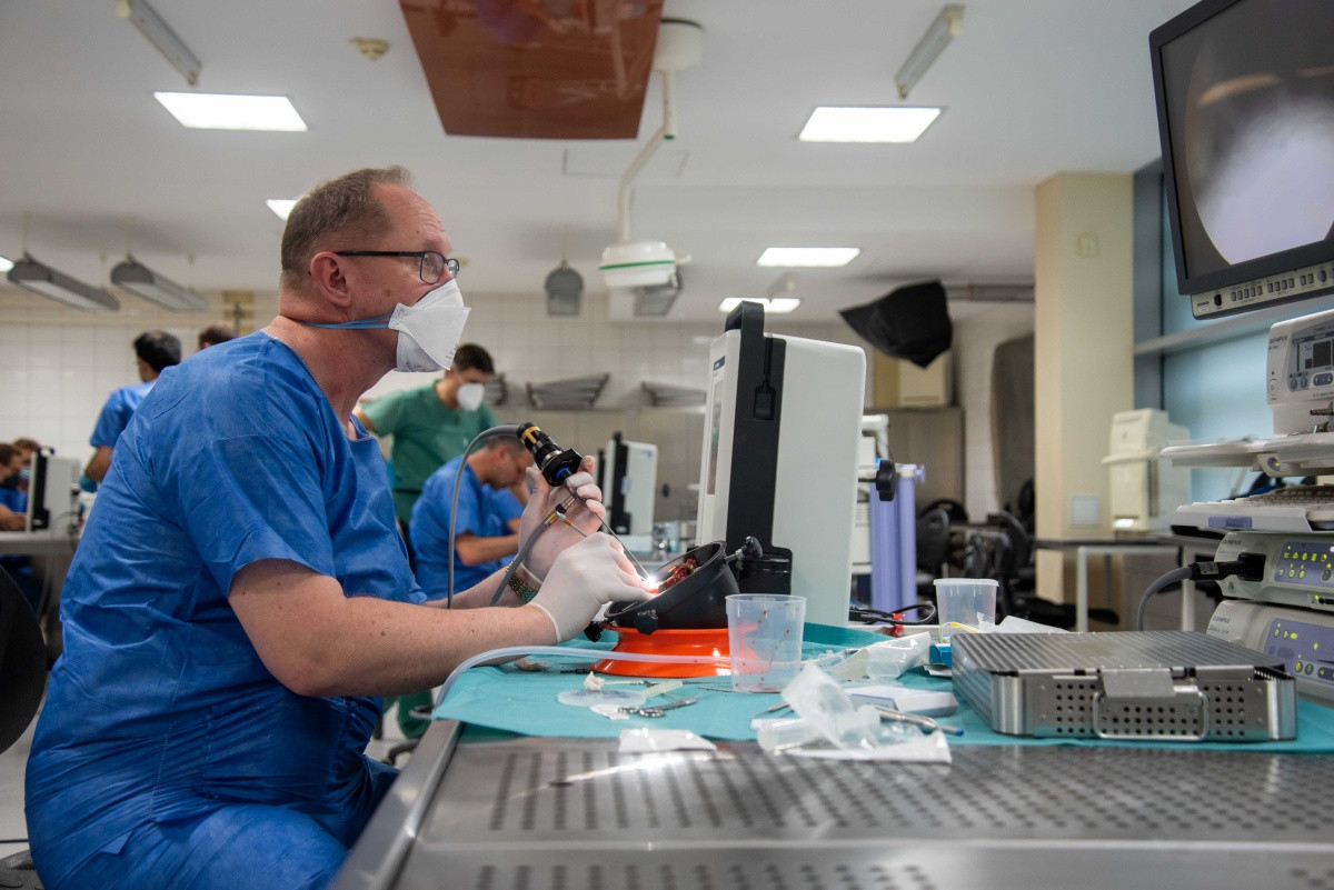 Z loňského ročníku The Central European Endoscopic Ear Surgery Course.
