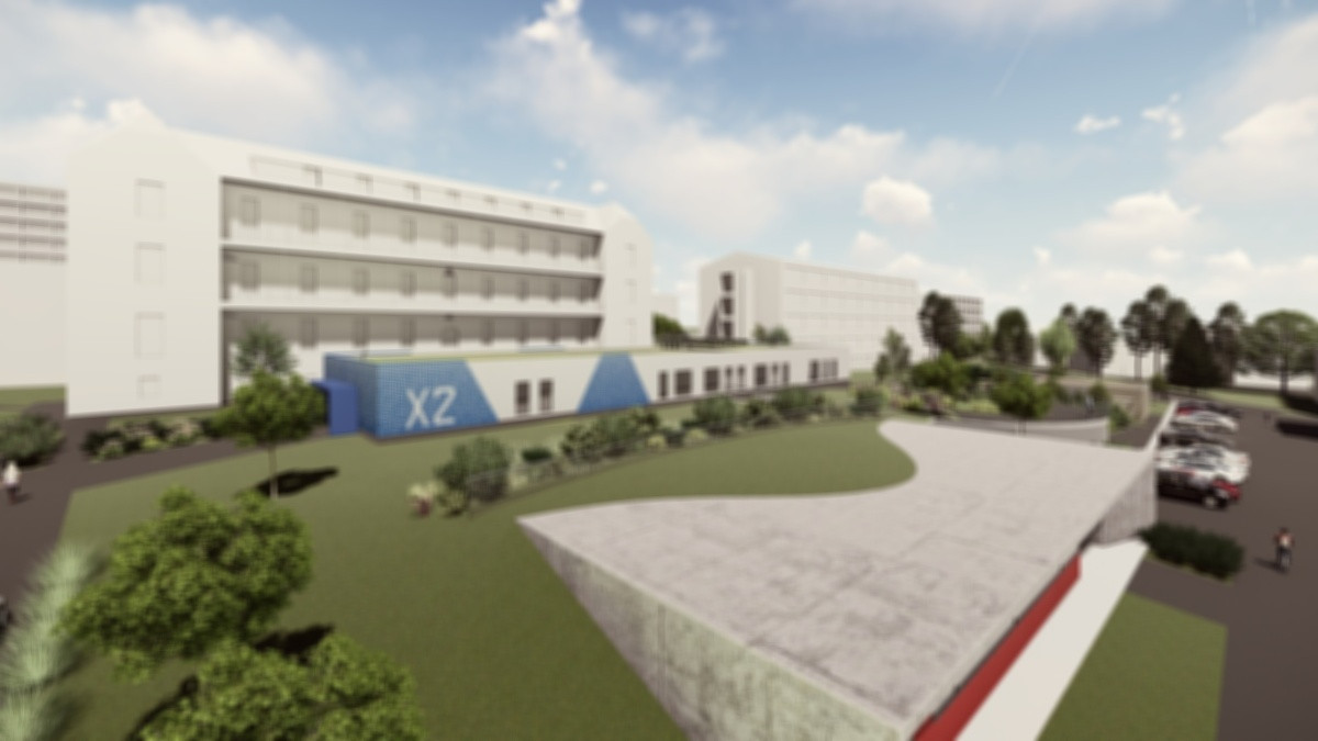 Vizualizace přístavby pracoviště PET/CT.