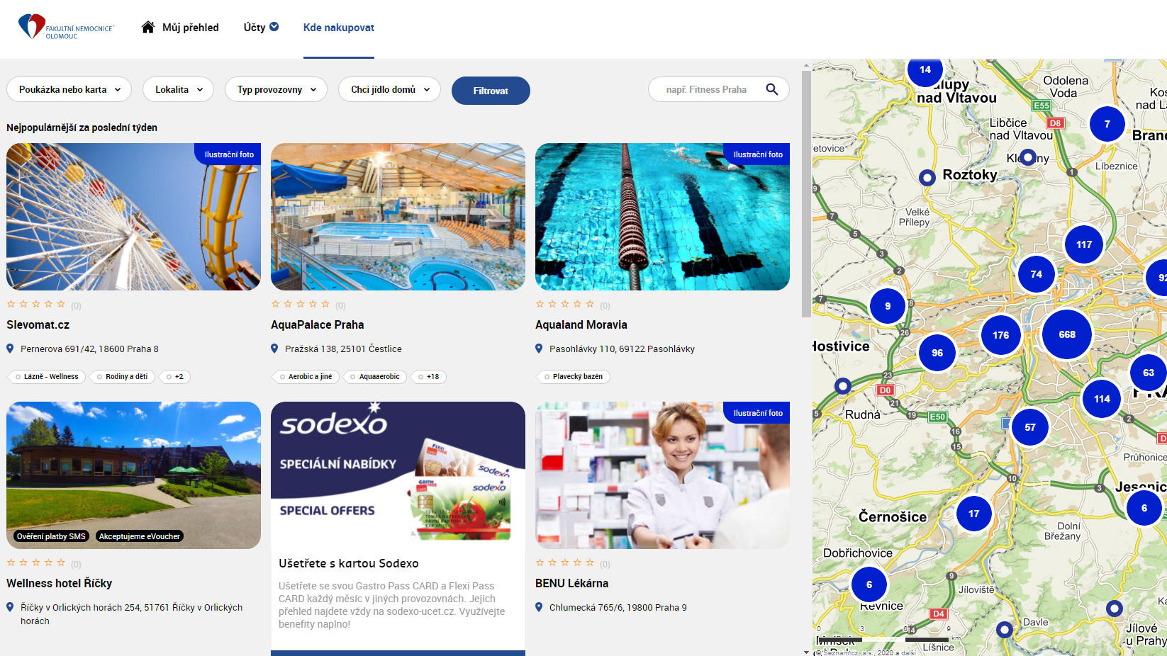 Kde se dá uplatnit Sodexo?