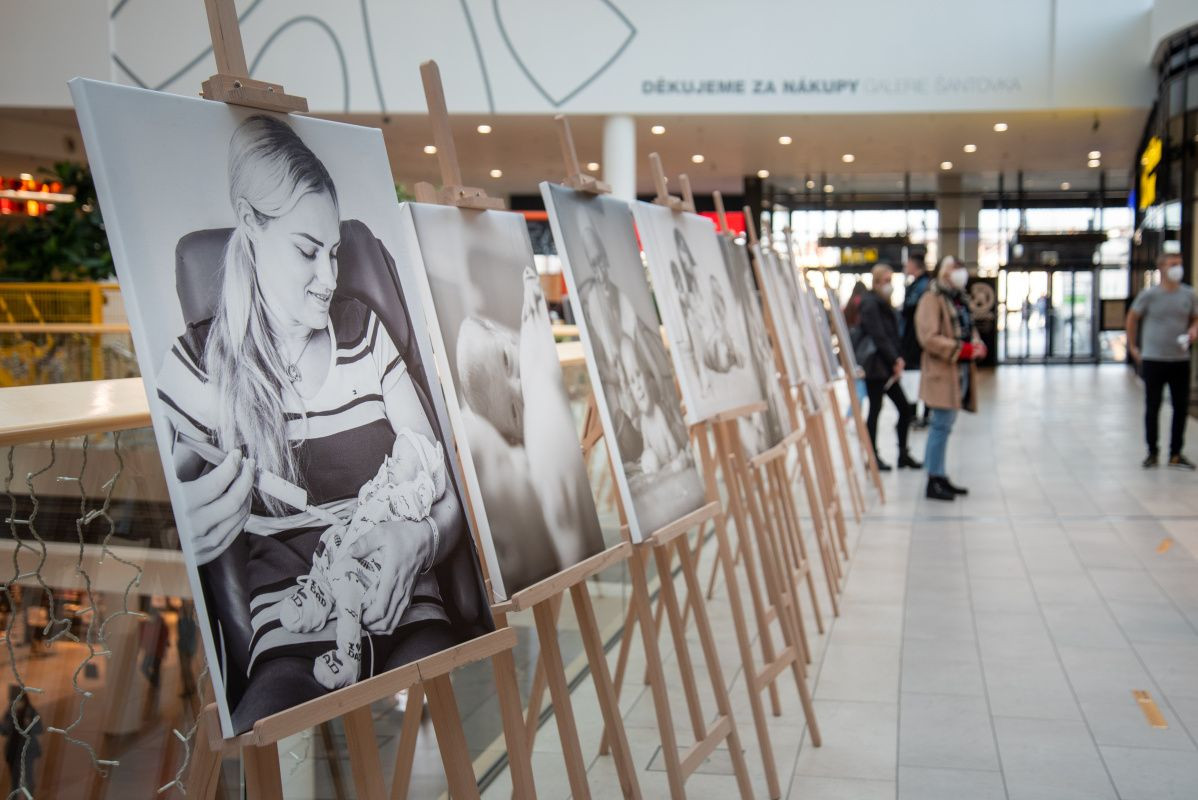 Výstava ke Světovému dni předčasně narozených dětí v Galerii Šantovka.